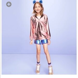 Girls Windbreaker Jacket Rose Gold